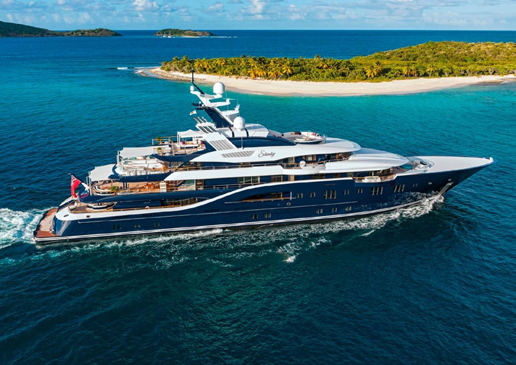 SOLANDGE, an 85-metre Lürssen motor yacht available for charter